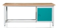 Stół warsztatowy 200 cm, szafka, kod: MWS303 3