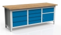 Stół warsztatowy 200 cm, szafka, 8 szuflad, kod: MWS311 1