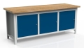 Stół warsztatowy 200 cm, 3 szafki, kod: MWS317 3