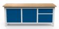 Stół warsztatowy 200 cm, 3 szafki, szuflada kod: MWS318 2