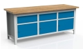 Stół warsztatowy 200 cm, 3 szafki, 3 szuflady, kod: MWS335 3