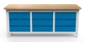 Stół warsztatowy 200 cm, 9 szuflad, kod: MWS349 2