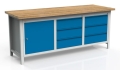 Stół warsztatowy 200 cm, szafka, 6 szuflad, kod: MWS350 3