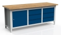 Stół warsztatowy 200 cm, szafka, 6 szuflad, kod: MWS350 1