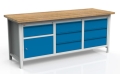 Stół warsztatowy 200 cm, szafka, 7 szuflad, kod: MWS351 3