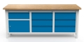 Stół warsztatowy 200 cm, szafka, 7 szuflad, kod: MWS351 2