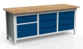 Stół warsztatowy 200 cm, szafka, 7 szuflad, kod: MWS351 1