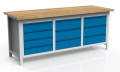 Stół warsztatowy 200 cm, 10 szuflad, kod: MWS352 3