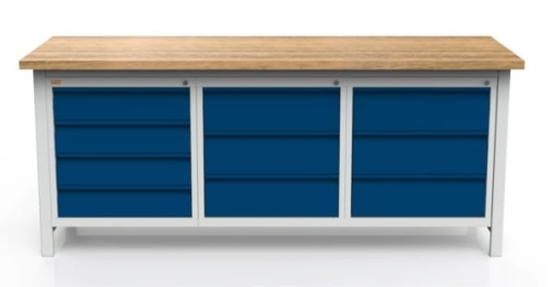 Stół warsztatowy 200 cm, 10 szuflad, kod: MWS352