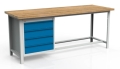 Stół warsztatowy 200 cm, 4 szuflady, kod: MWS355 3