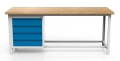 Stół warsztatowy 200 cm, 4 szuflady, kod: MWS355 2