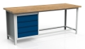 Stół warsztatowy 200 cm, 4 szuflady, kod: MWS355 1