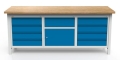 Stół warsztatowy 200 cm, 9 szuflad, szafka, kod: MWS363 2