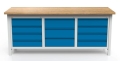 Stół warsztatowy 200 cm, 11 szuflad, kod: MWS364 2