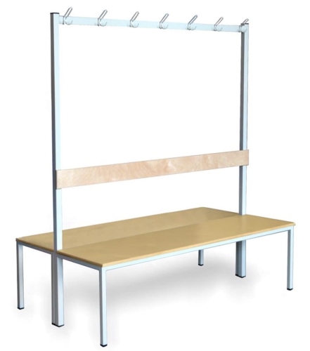 Ławka 100 cm, 10 potrójnych wieszaków, kod: J24829