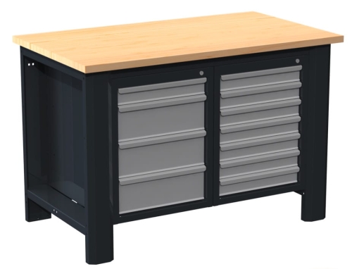 Stół warsztatowy 130 cm, 11 szuflad, kod: DKT13002