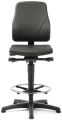 Krzesło przemysłowe wysokie na ślizgach, obrotowe, BIMOS All-In-One Trend 3 z1.jpg