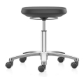 Taboret laboratoryjny na kółkach, aluminium, BIMOS Labsit, Gwarancja 10-lat