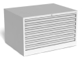 Szafka kartotekowa B1, 7 szuflad, kod: TM01B1705